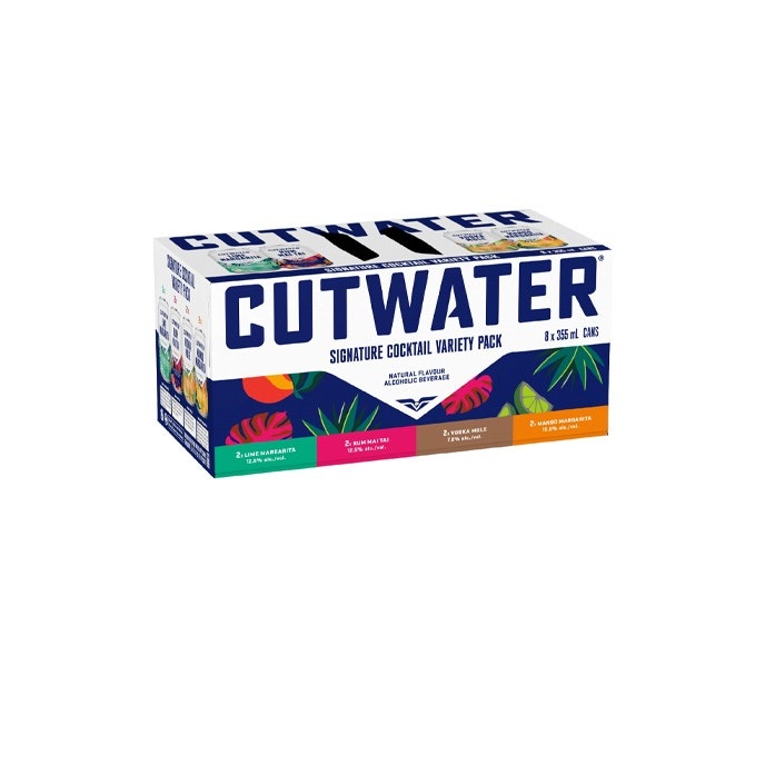 Cutwater Mixed Pack of eight 355 mL ready-to-drink cocktail cans