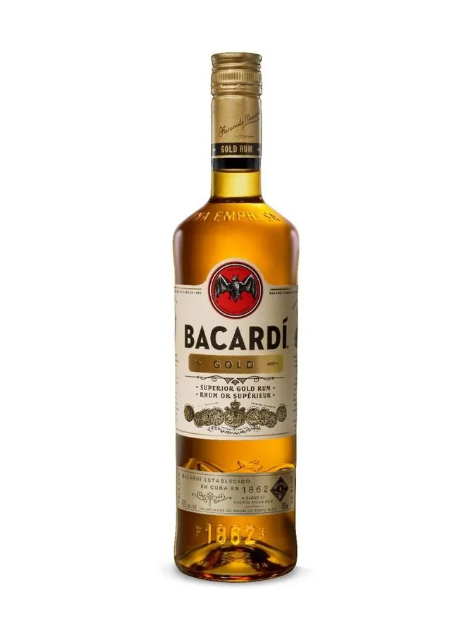 Bacardi Gold rum 750 mL bottle