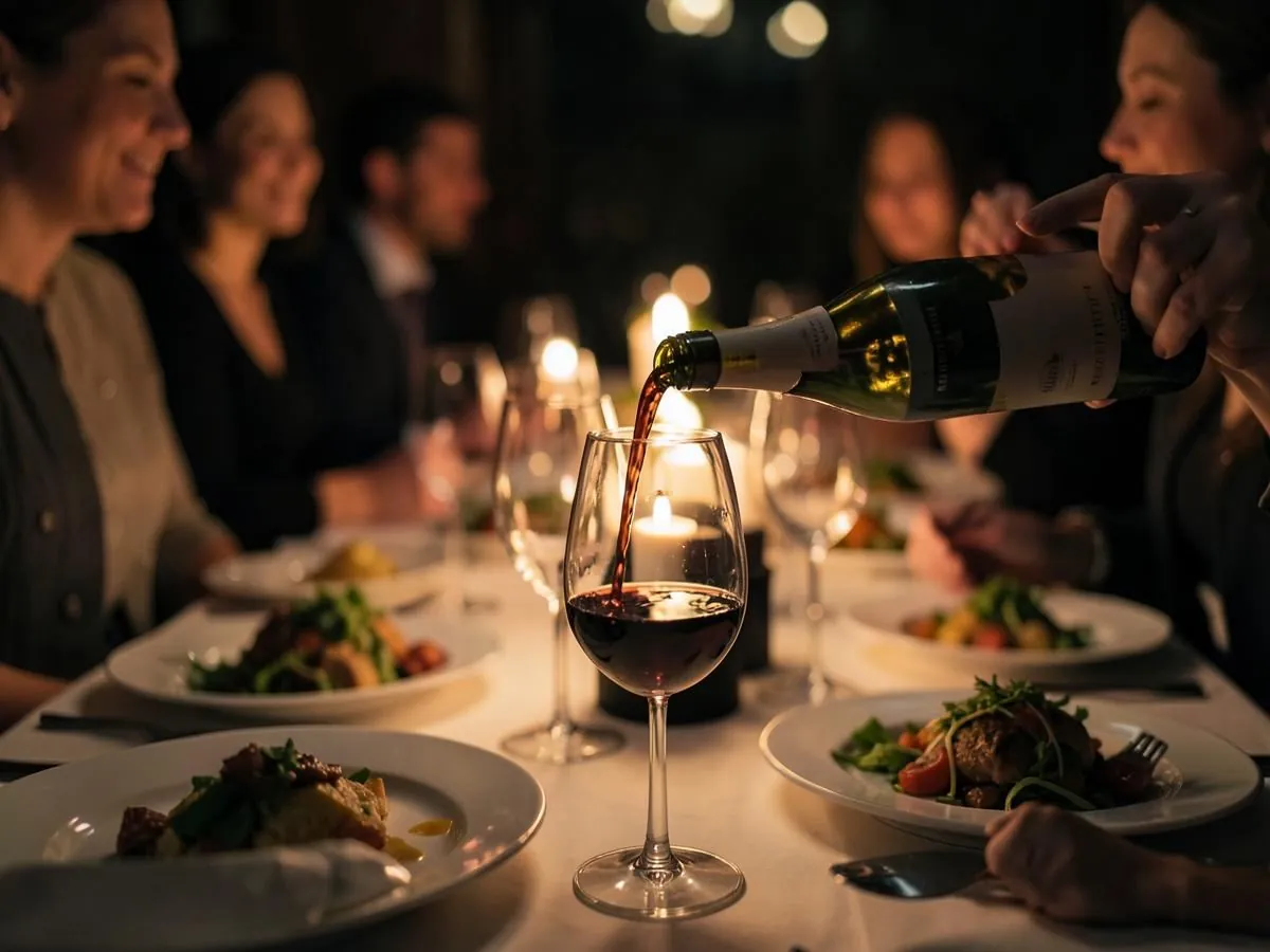 Bottles delivered for dinner