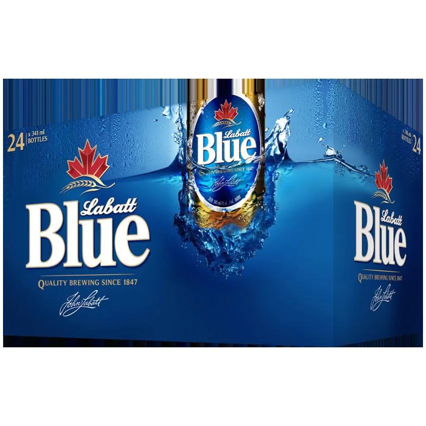 Labatt Blue six pack of cans