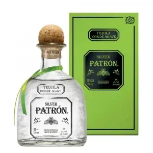 Patrón Silver tequila 750 mL bottle